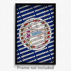 Greenbriar Virginia Poster (VA City Souvenir 11x17 Town Print)