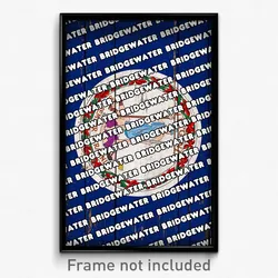 Bridgewater Virginia Poster (VA City Souvenir 11x17 Town Print)
