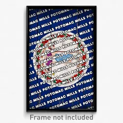 Potomac Mills Virginia Poster (VA City Souvenir 11x17 Town Print)