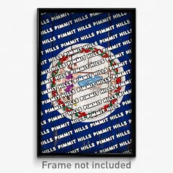 Pimmit Hills Virginia Poster (VA City Souvenir 11x17 Town Print)