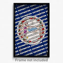 Covington Virginia Poster (VA City Souvenir 11x17 Town Print)