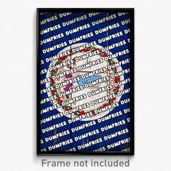 Dumfries Virginia Poster (VA City Souvenir 11x17 Town Print)