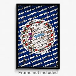 Emporia Virginia Poster (VA City Souvenir 11x17 Town Print)