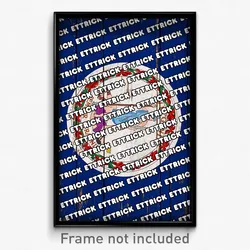 Ettrick Virginia Poster (VA City Souvenir 11x17 Town Print)
