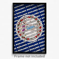 Richlands Virginia Poster (VA City Souvenir 11x17 Town Print)