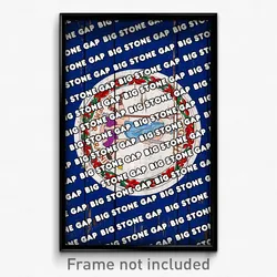Big Stone Gap Virginia Poster (VA City Souvenir 11x17 Town Print)