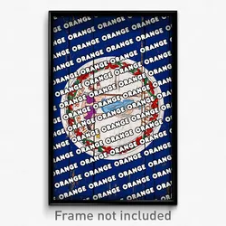Orange Virginia Poster (VA City Souvenir 11x17 Town Print)