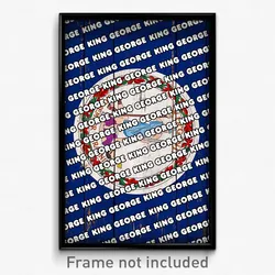 King George Virginia Poster (VA City Souvenir 11x17 Town Print)