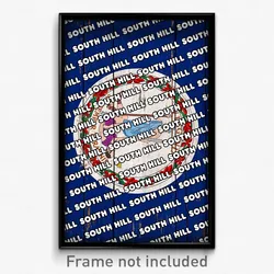 South Hill Virginia Poster (VA City Souvenir 11x17 Town Print)