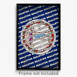 Bealeton Virginia Poster (VA City Souvenir 11x17 Town Print)