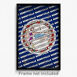 Berryville Virginia Poster (VA City Souvenir 11x17 Town Print)