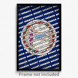 Mount Hermon Virginia Poster (VA City Souvenir 11x17 Town Print)