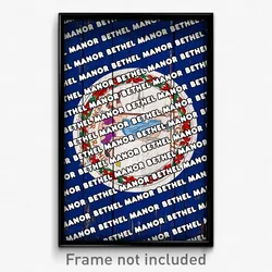 Bethel Manor Virginia Poster (VA City Souvenir 11x17 Town Print)