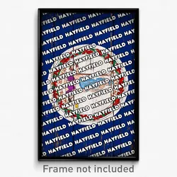 Hayfield Virginia Poster (VA City Souvenir 11x17 Town Print)