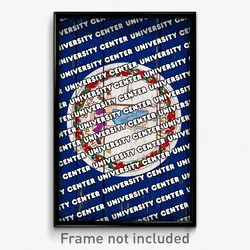 University Center Virginia Poster (VA City Souvenir 11x17 Town Print)