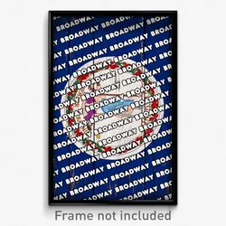 Broadway Virginia Poster (VA City Souvenir 11x17 Town Print)