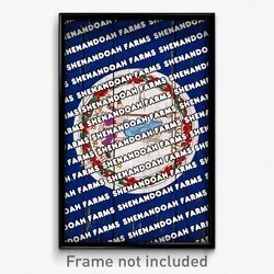 Shenandoah Farms Virginia Poster (VA City Souvenir 11x17 Town Print)