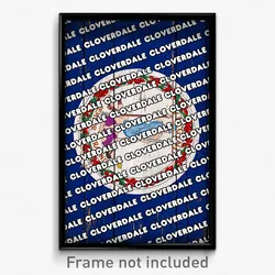 Cloverdale Virginia Poster (VA City Souvenir 11x17 Town Print)