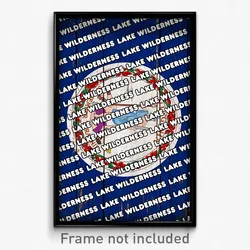 Lake Wilderness Virginia Poster (VA City Souvenir 11x17 Town Print)