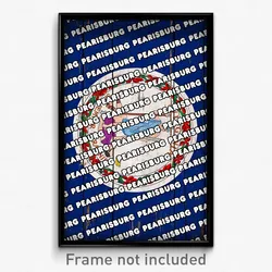 Pearisburg Virginia Poster (VA City Souvenir 11x17 Town Print)