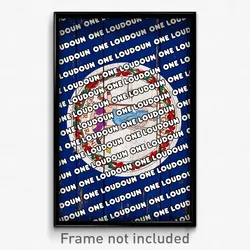 One Loudoun Virginia Poster (VA City Souvenir 11x17 Town Print)