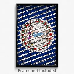 Windsor Virginia Poster (VA City Souvenir 11x17 Town Print)