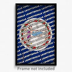 Lovettsville Virginia Poster (VA City Souvenir 11x17 Town Print)
