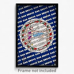 Oak Grove Virginia Poster (VA City Souvenir 11x17 Town Print)