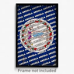 Arcola Virginia Poster (VA City Souvenir 11x17 Town Print)