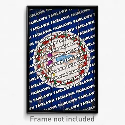 Fairlawn Virginia Poster (VA City Souvenir 11x17 Town Print)