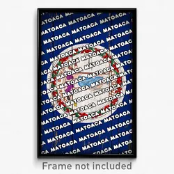 Matoaca Virginia Poster (VA City Souvenir 11x17 Town Print)