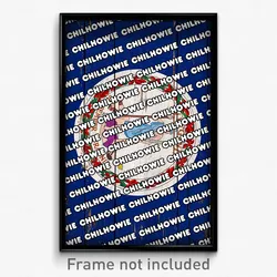 Chilhowie Virginia Poster (VA City Souvenir 11x17 Town Print)