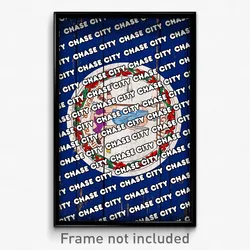 Chase City Virginia Poster (VA City Souvenir 11x17 Town Print)