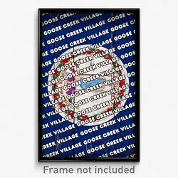 Goose Creek Village Virginia Poster (VA City Souvenir 11x17 Town Print)