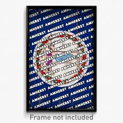 Amherst Virginia Poster (VA City Souvenir 11x17 Town Print)