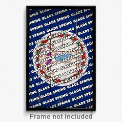 Glade Spring Virginia Poster (VA City Souvenir 11x17 Town Print)