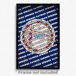 Patrick Springs Virginia Poster (VA City Souvenir 11x17 Town Print)