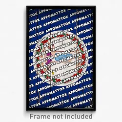 Appomattox Virginia Poster (VA City Souvenir 11x17 Town Print)