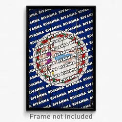 Rivanna Virginia Poster (VA City Souvenir 11x17 Town Print)