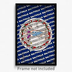 Saltville Virginia Poster (VA City Souvenir 11x17 Town Print)