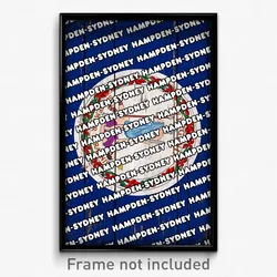 Hampden-Sydney Virginia Poster (VA City Souvenir 11x17 Town Print)