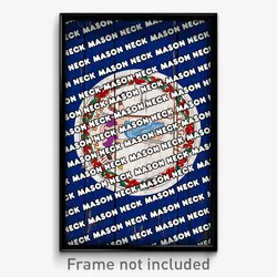 Mason Neck Virginia Poster (VA City Souvenir 11x17 Town Print)