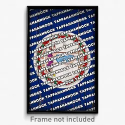 Tappahannock Virginia Poster (VA City Souvenir 11x17 Town Print)