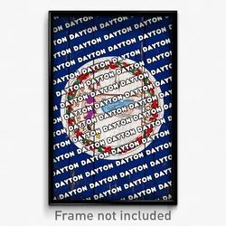 Dayton Virginia Poster (VA City Souvenir 11x17 Town Print)