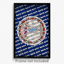 Gate City Virginia Poster (VA City Souvenir 11x17 Town Print)