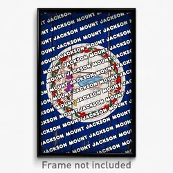 Mount Jackson Virginia Poster (VA City Souvenir 11x17 Town Print)