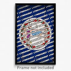 Lyndhurst Virginia Poster (VA City Souvenir 11x17 Town Print)