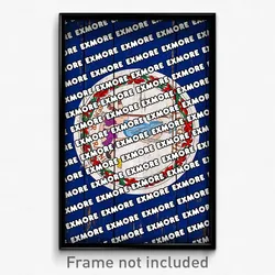 Exmore Virginia Poster (VA City Souvenir 11x17 Town Print)