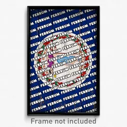 Ferrum Virginia Poster (VA City Souvenir 11x17 Town Print)