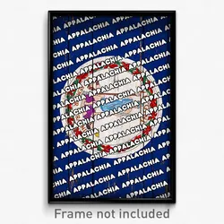 Appalachia Virginia Poster (VA City Souvenir 11x17 Town Print)
